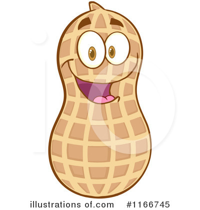 Peanut Clipart  1166745 By Hit Toon   Royalty Free  Rf  Stock