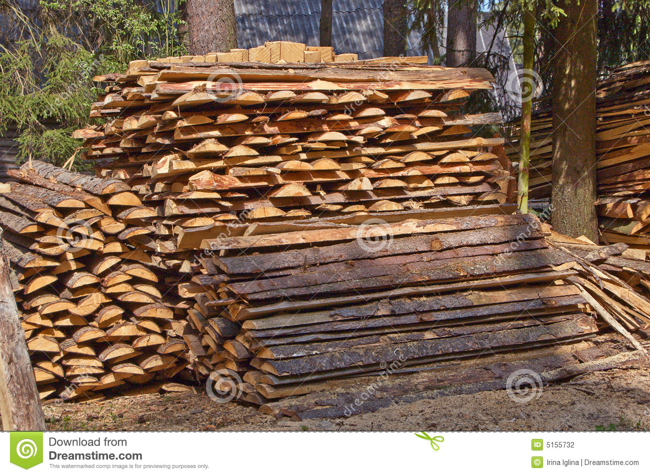 Pile Of Wood Stock Photography   Image  5155732