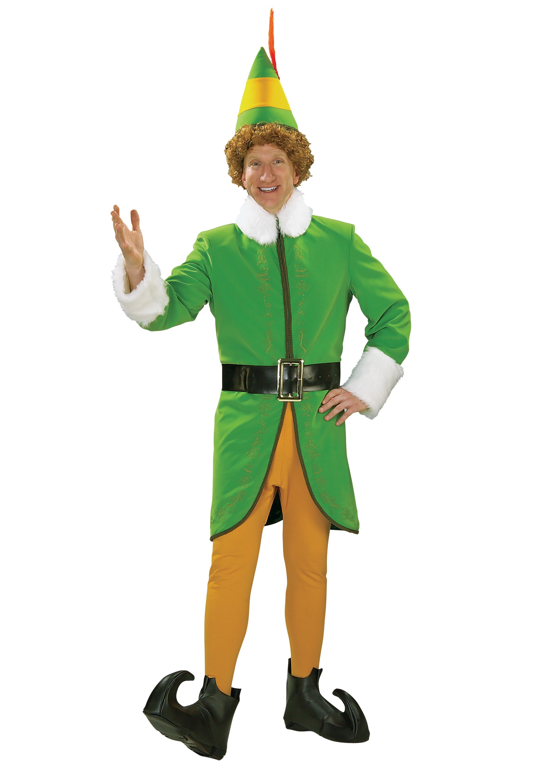 Real Christmas Elves Deluxe Buddy The Elf Costume Clipart