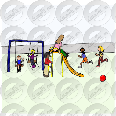 Recess Picture For Classroom   Therapy Use   Great Recess Clipart