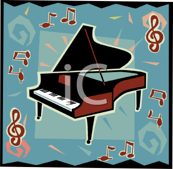 Royalty Free Piano Clip Art Entertainment Clipart