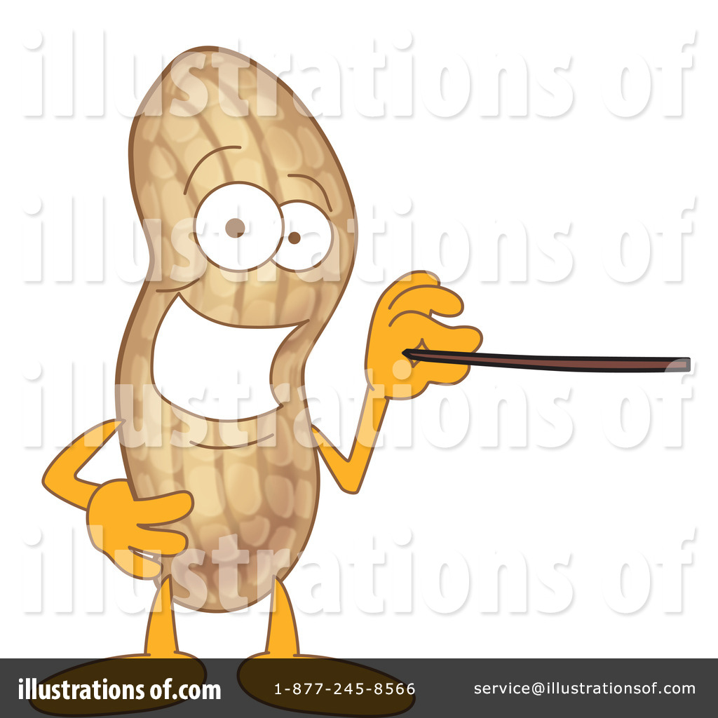 Royalty Free  Rf  Peanut Character Clipart Illustration By Toons4biz