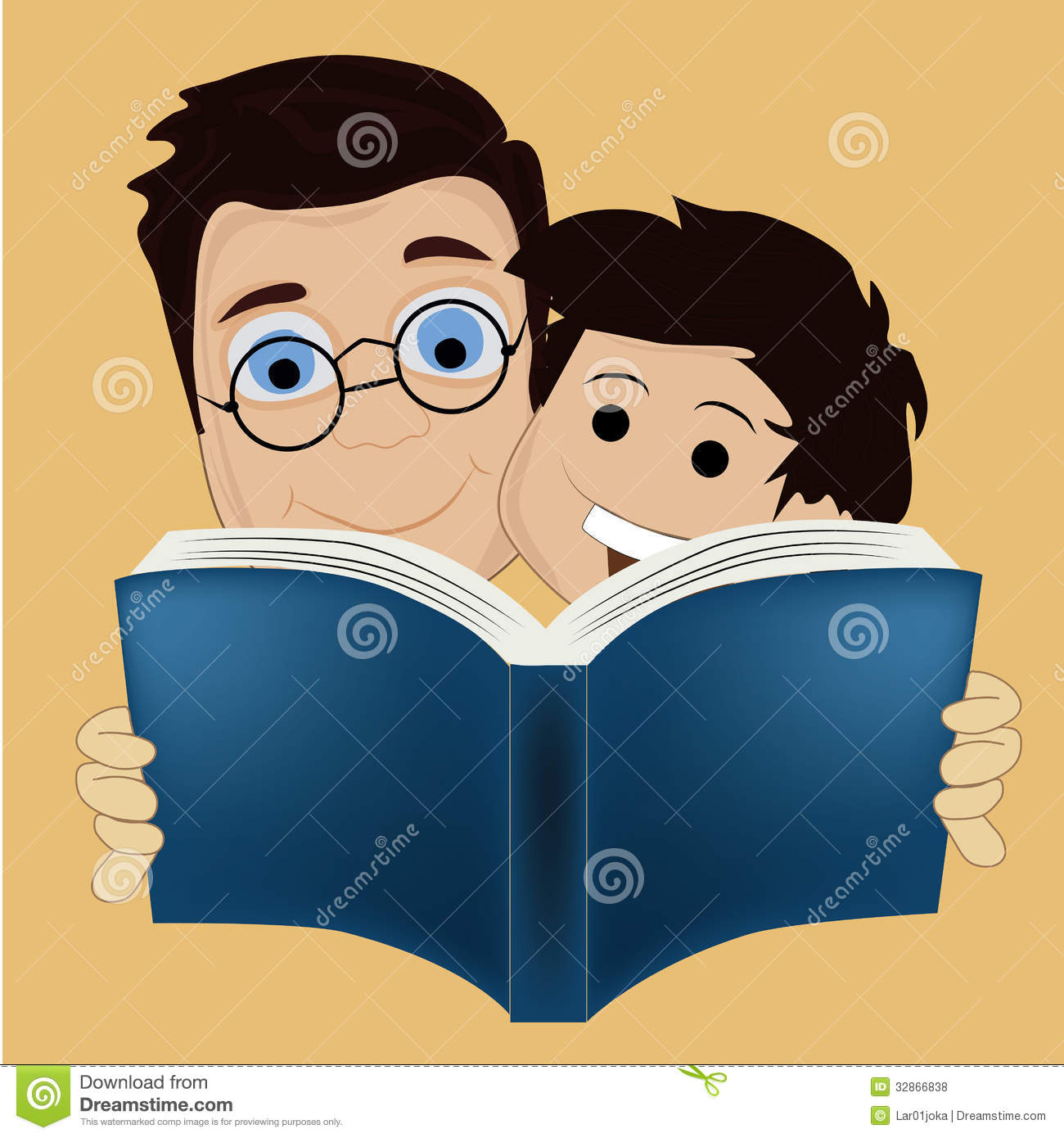 Royalty Free Stock Photos  Two Boys Reading A Book