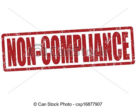 Vector Clipart Of Non Compliance Stamp   Non Compliance Grunge Rubber