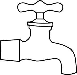 Water Faucet Clip Art At Clker Com   Vector Clip Art Online Royalty    