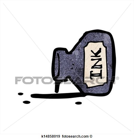 Clip Art   Ink Bottle Cartoon  Fotosearch   Search Clipart