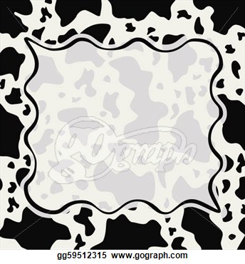 Cow Print Border Clip Art Stock Clipart Gg59512315