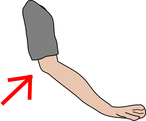 Elbow With Arrow Clip Art At Clker Com   Vector Clip Art Online