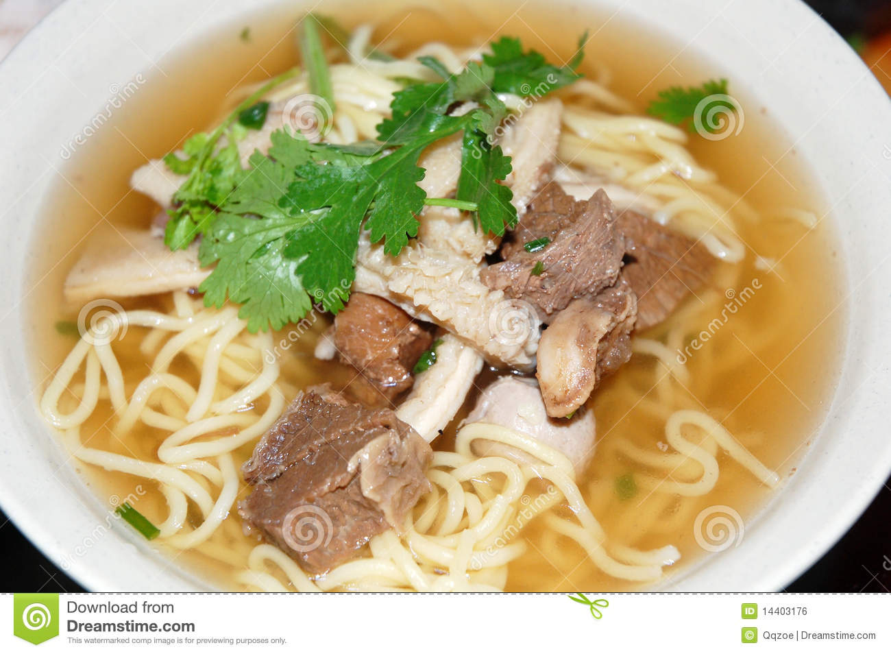 Mixed Beef Noodles Soup Royalty Free Stock Image   Image  14403176
