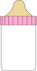 Pink Baby Bottle   Clip Art   For A Baby Shower   Pinterest
