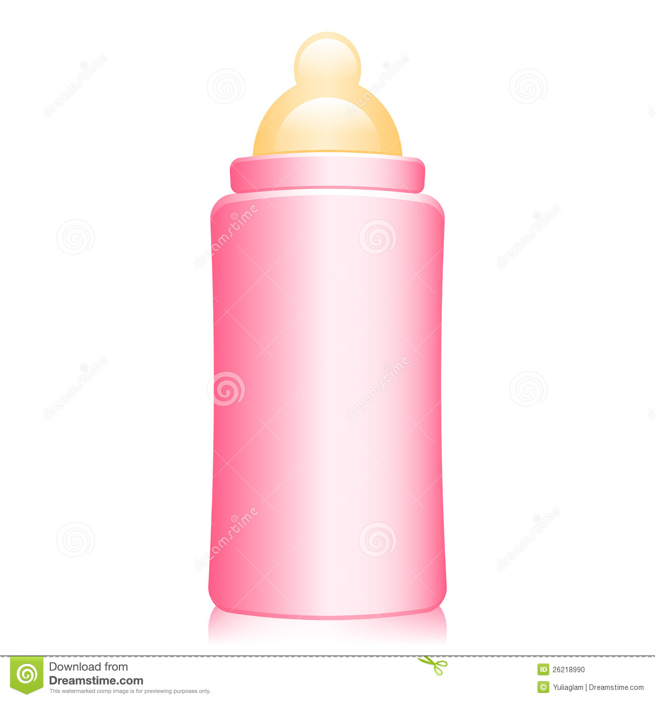 Pink Baby Bottle Clip Art Pink Baby Bottle