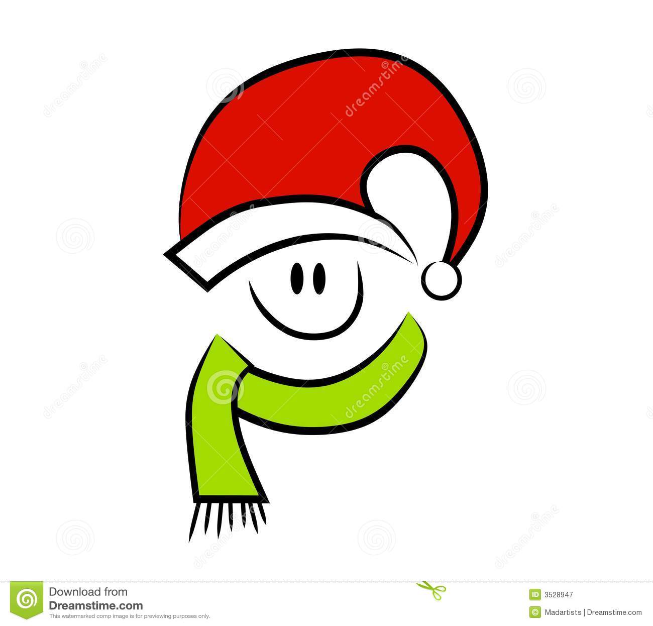 Smiling Christmas Happy Face Royalty Free Stock Photography   Image