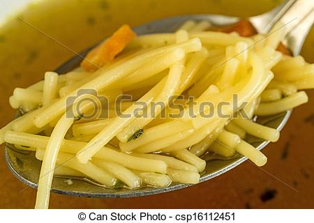 Stock Photo   Beef Broth With Noodles   Stock Image Images Royalty    