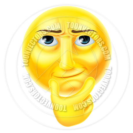 Thinking Emoji Emoticon By Geoimages