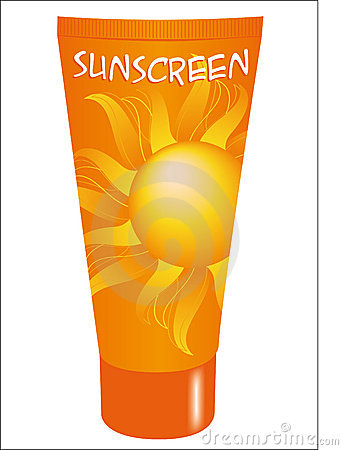 Tube Of Sunscreen For The Summer  Protect Your Skin From Ultraviolet    