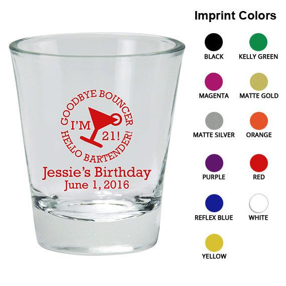 Birthday Shot Glass  Clipart 19118  21st With Martini Glass   Birthday