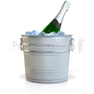 Champagne In Bucket   Presentation Clipart   Great Clipart For