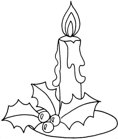 Christ Candle Clip Art Black And White Beckstone S Christmas Page
