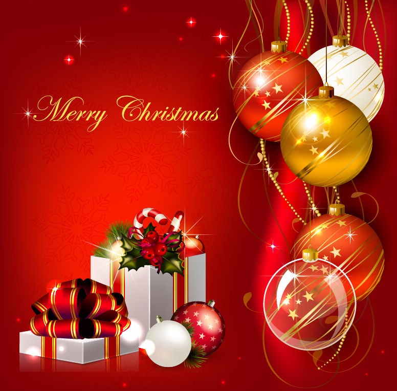 Christmas Vector Background   Free Vector Graphics   All Free Web