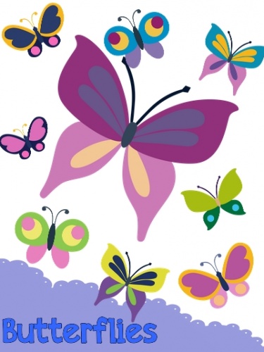 Clipart Butterflies   Meylah