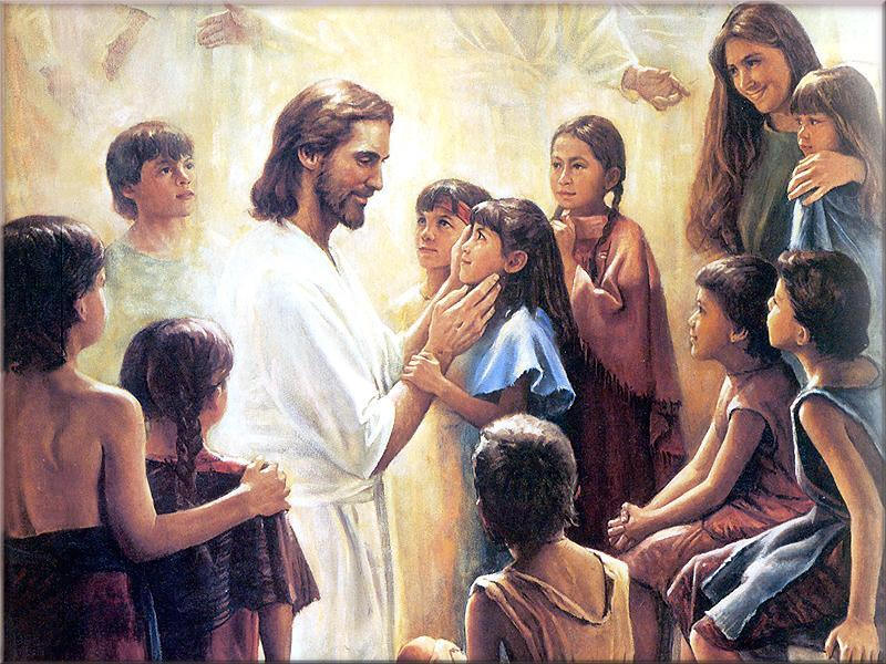 Jesus Christ Pic With Children Nice Pic
