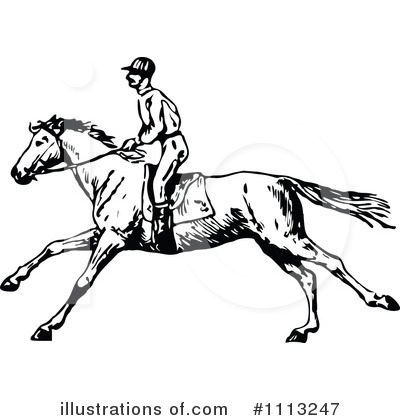 Kentucky Derby Horse Race Clipart