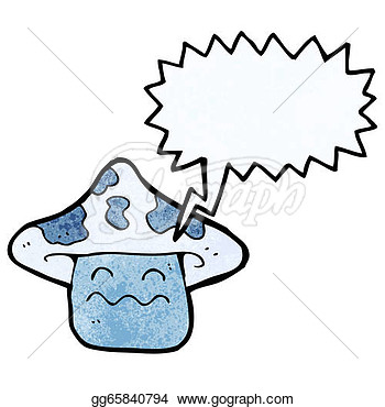       Magic Mushroom Cartoon Character  Stock Clipart Gg65840794