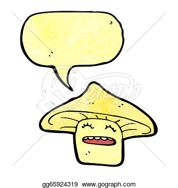       Magic Mushroom Cartoon Character  Stock Clipart Gg65924319