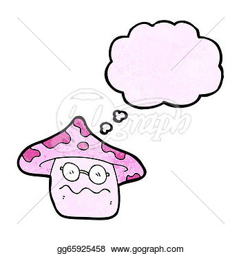       Magic Mushroom Cartoon Character  Stock Clipart Gg65925458