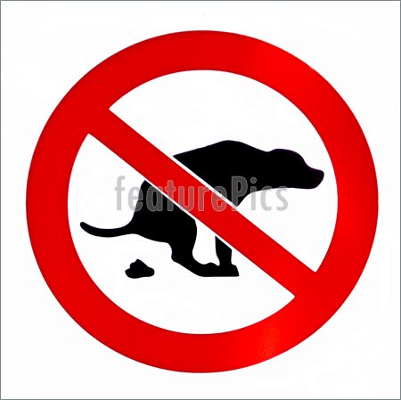 Photo Of No Dog Poop    No Dog Poop Isolated Forbiddance Sign
