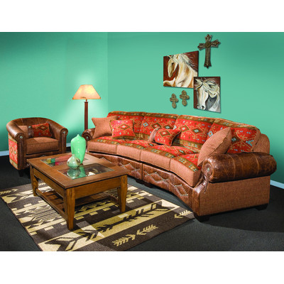 Rustic Leather Sectional Sofarustic Sectionals Wayfair Tageipz