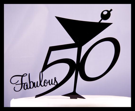 Www Etsy Com Listing 183389827 Birthday Cake Topper Fabulous 50 With