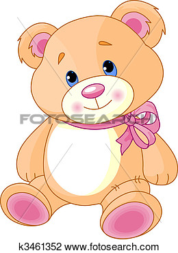 Clipart Of Teddy Bear K3461352   Search Clip Art Illustration Murals