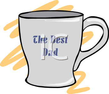 Father S Day Clip Art Of A Best Dad Coffee Mug