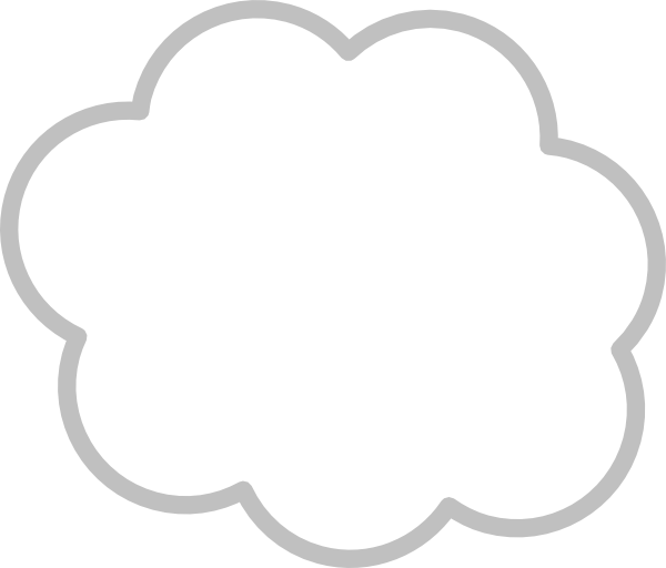 Gray Cloud Clip Art At Clker Com   Vector Clip Art Online Royalty