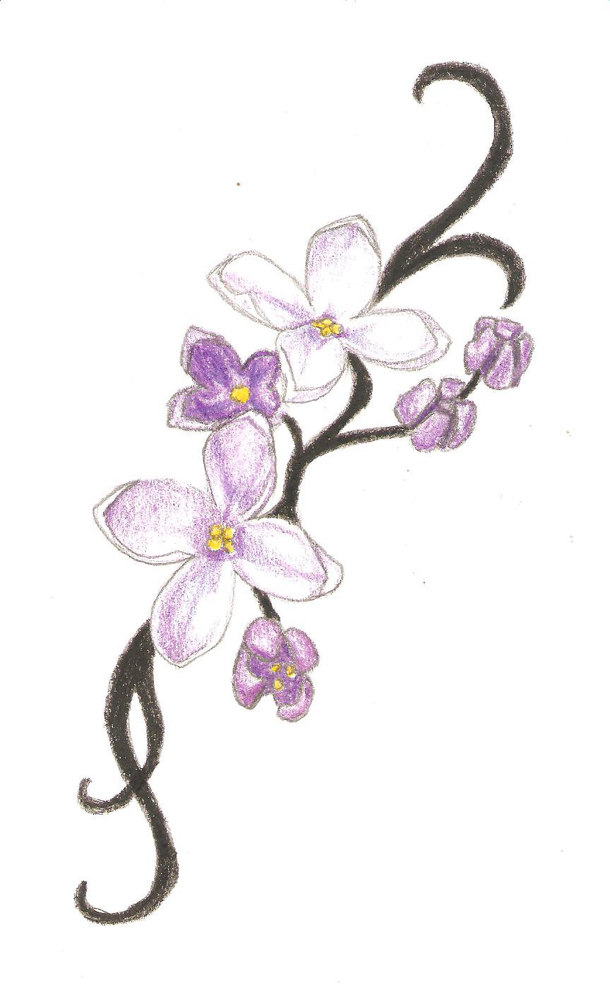 Lilac Watercolor Tattoo Lilac By Savannah2o11