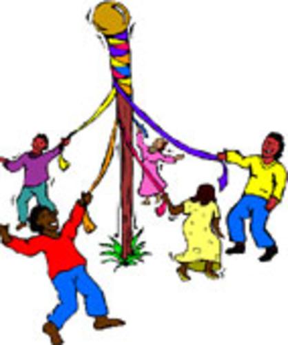 Maypole Dancing   This Is A Traditional Dance On Mayday  I Used To