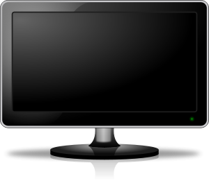 Monitor Screen Clipart Vector Clip Art Online Royalty Free Design