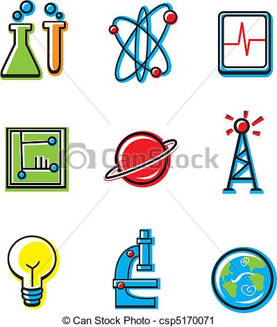 Physical Science Clipart Science Icons Csp5170071