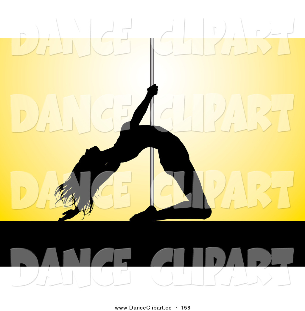 Pics Photos   Pole Dancer Female Dancing On A Stage Over An Orange