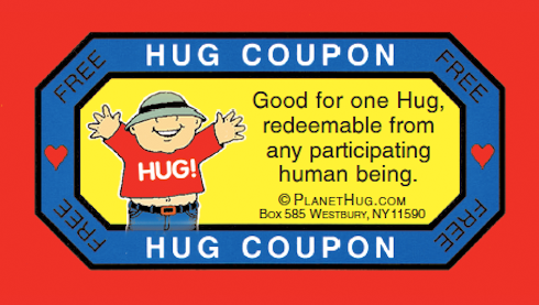 Printable Free Hug Coupons