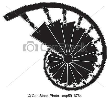 Spiral Staircase Clipart Spiral Staircase Vector