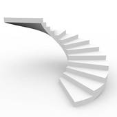Spiral Staircase    Stock Illustration