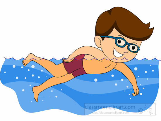 Swimming Clipart   Boy Swimming Clipart 6224   Classroom Clipart