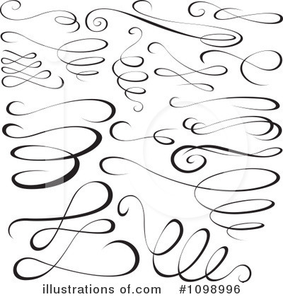 Swirls Clipart  1098996   Illustration By Dero