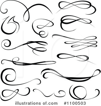 Swirls Clipart  1100503   Illustration By Dero
