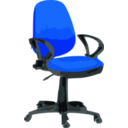 Teacher Manager Between Chair And Desk Clipart   I2clipart   Royalty
