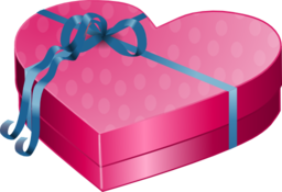 Valentines Day Gift Box Clipart   Royalty Free Public Domain Clipart