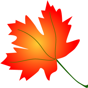 Autumn Maple Leaf Border