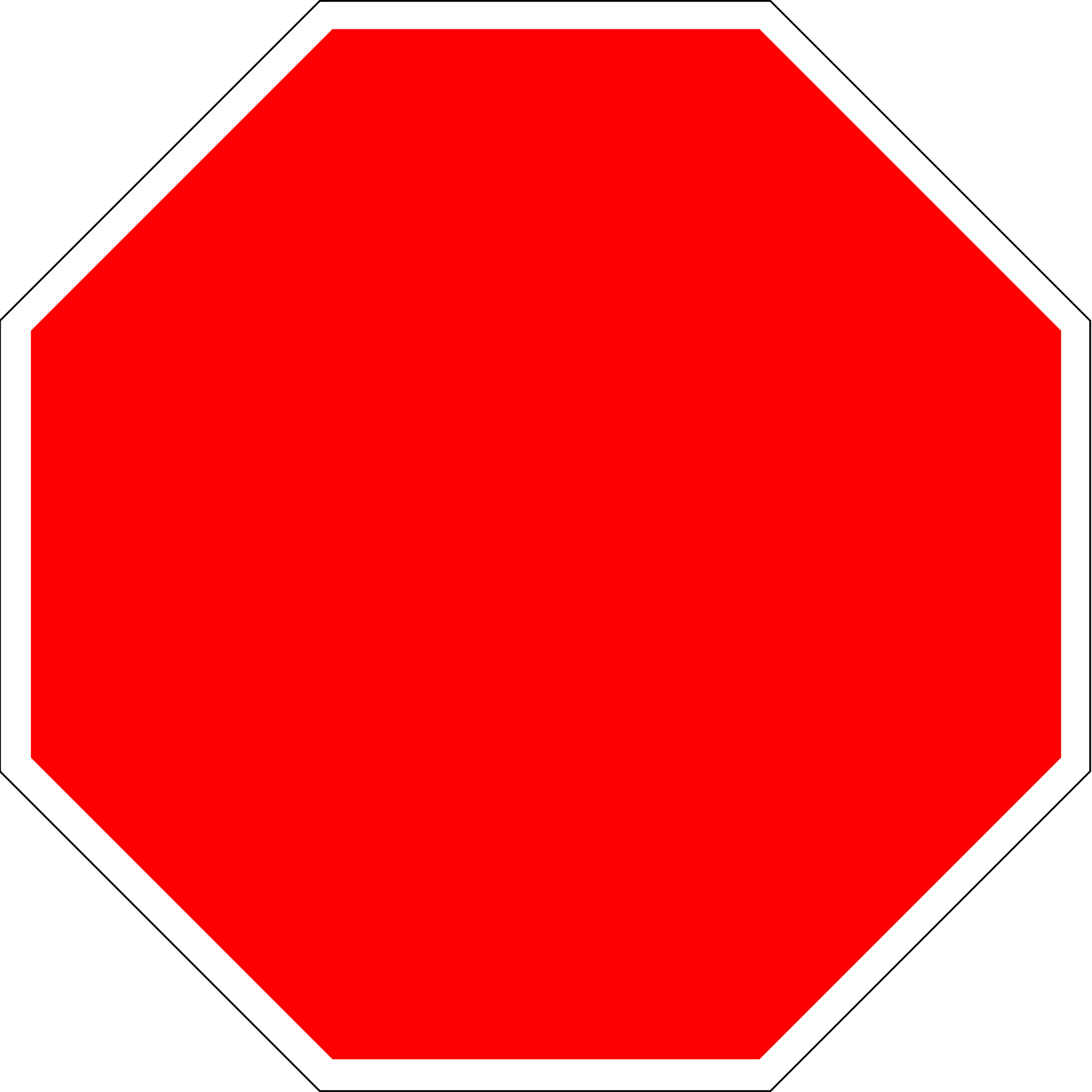 Blank Stop Sign Printable   Clipart Best